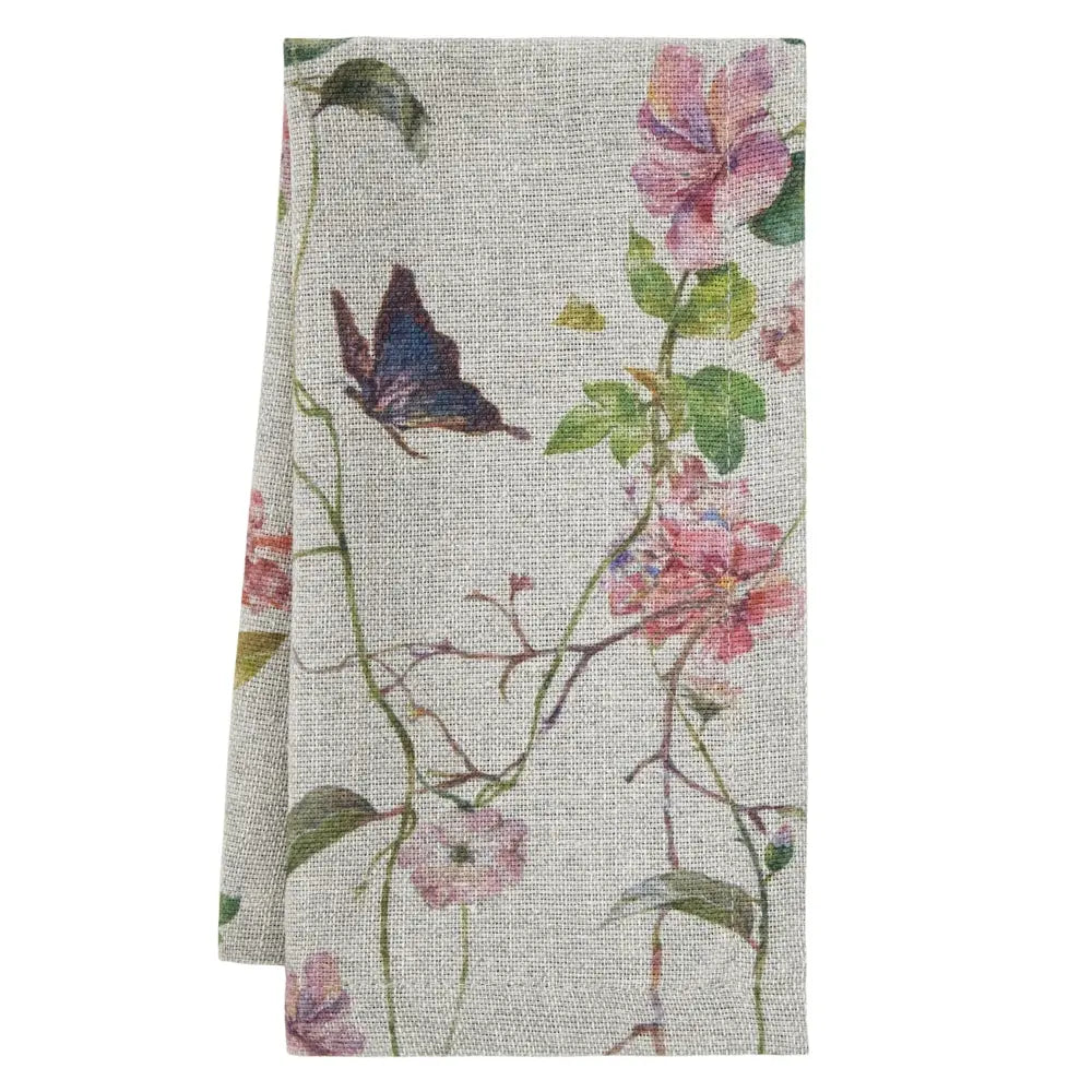 Mode Living Toulouse Napkin in Beige and floral designs
