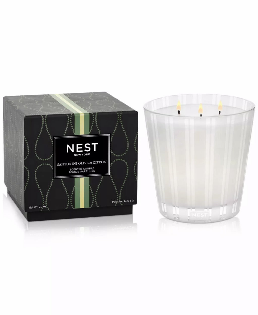 Nest Fragrances 3-Wick Candle 21.2 oz - Santorini Olive & Citron