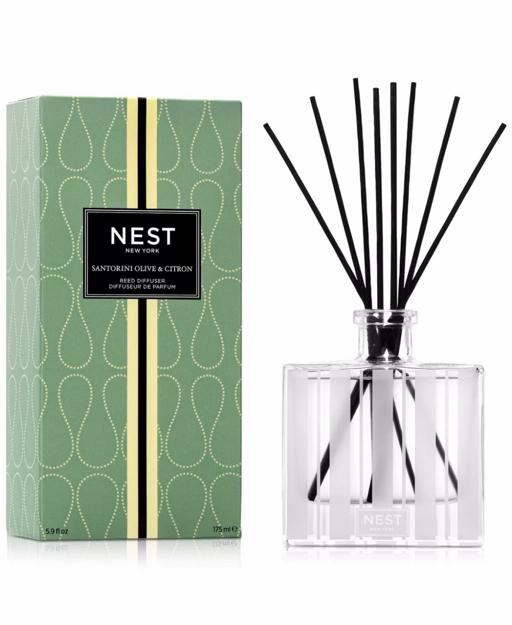 Nest Fragrances Reed Diffuser 5.9 fl.oz/175ml - Santorini Olive & Citron