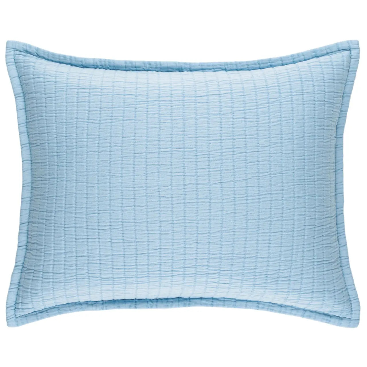 Pine Cone Hill Boyfriend Matelasse Sham Soft Blue