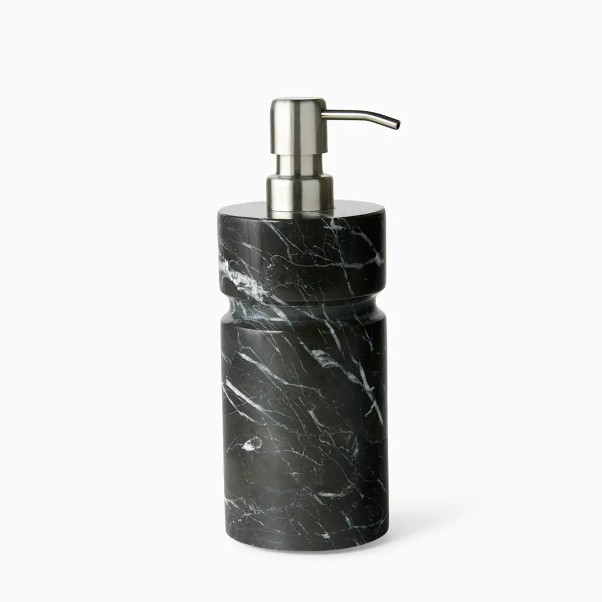 Sferra Marquina Soap Pump in Black Marble