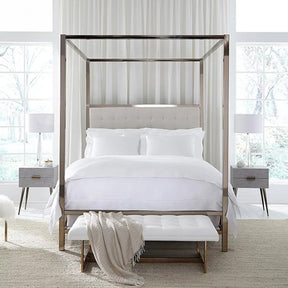 Sferra Giza 45 Sateen Bedding Collection in bedroom