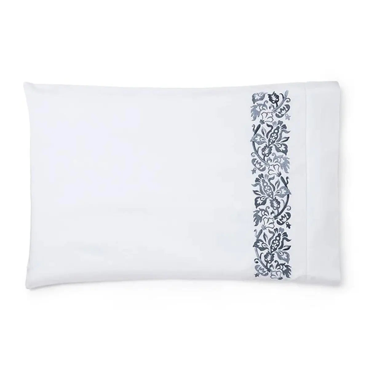 Sferra Saxon Pillowcase Pair in Indigo