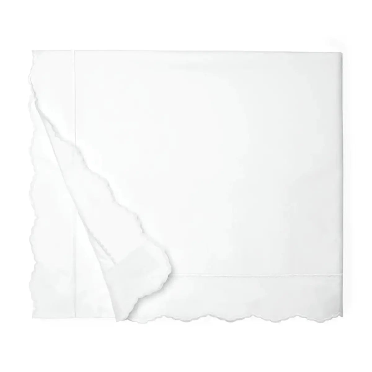 Sferra Pettine duvet cover in White/White