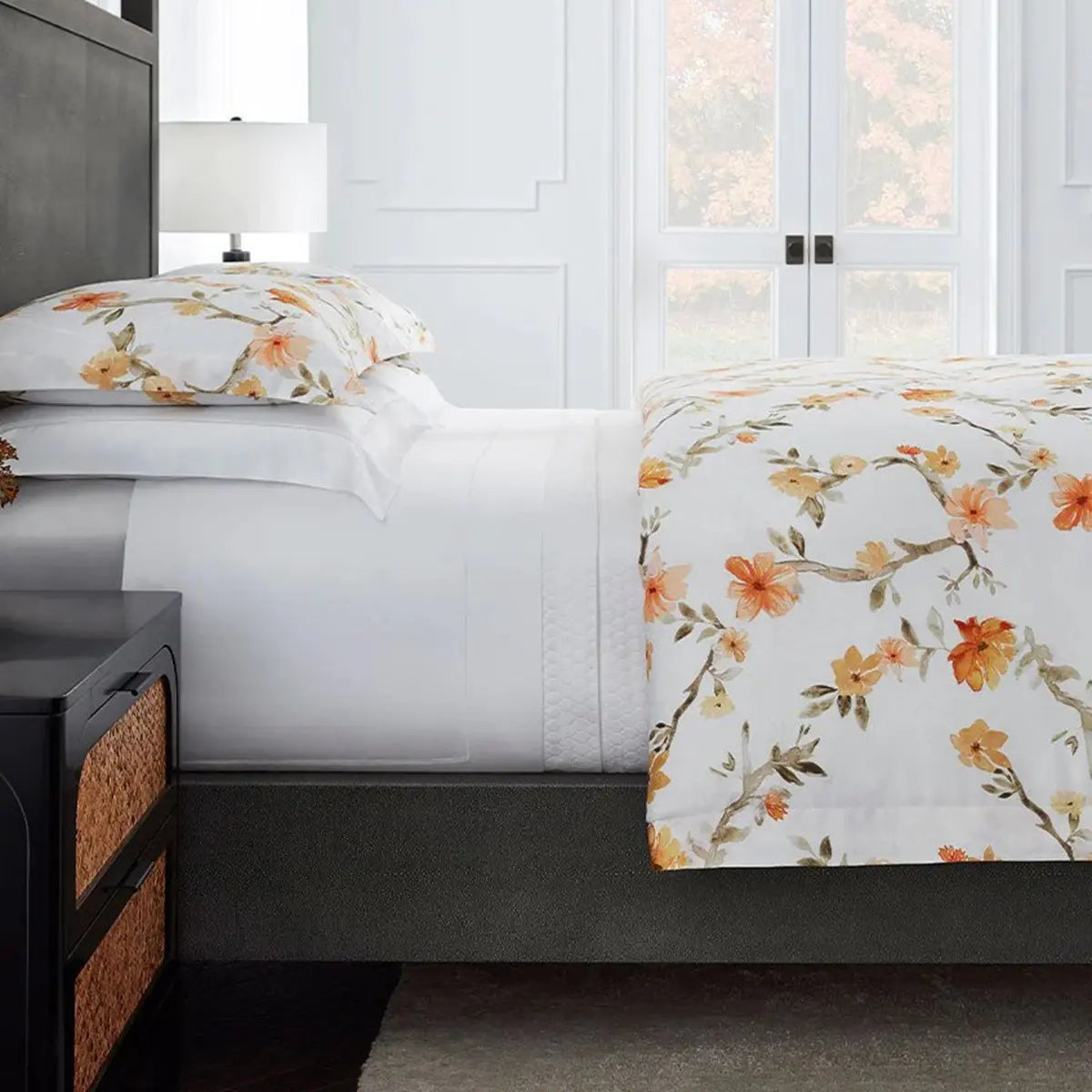 Sferra Biana Bedding Collection in a room