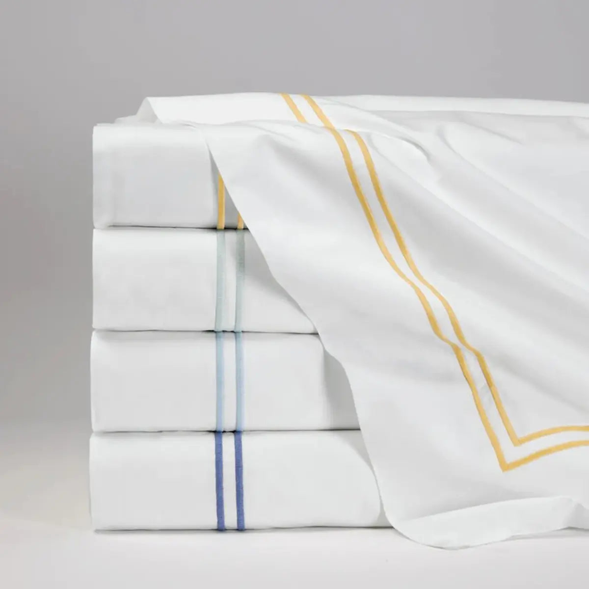 Sferra Grande Hotel Flat Sheet Collection in various colors