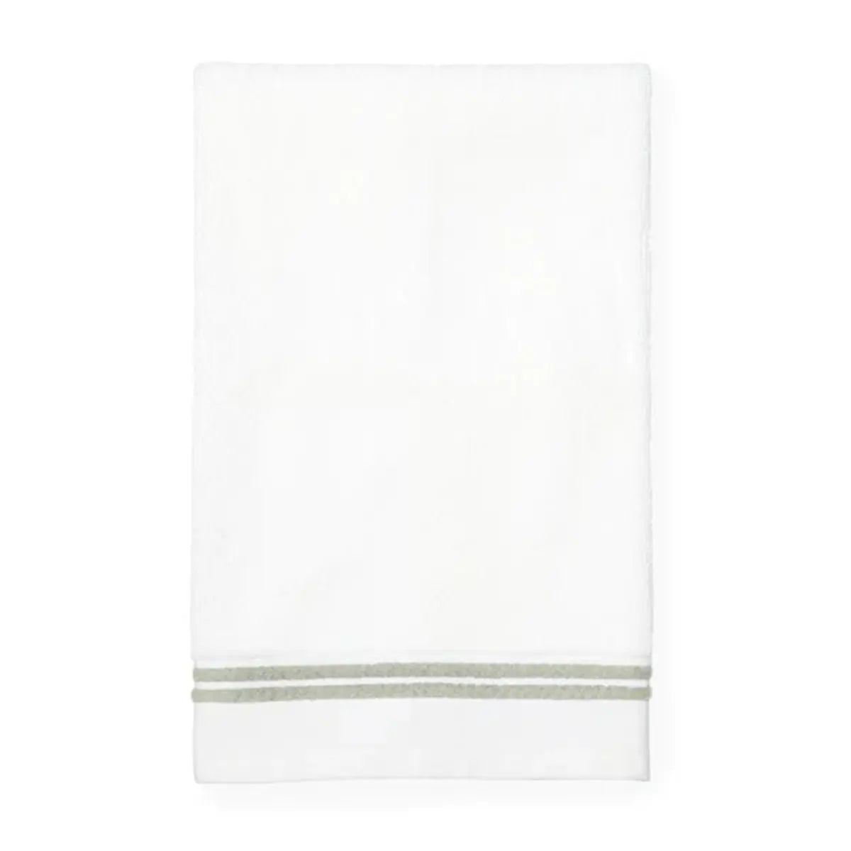 Sferra Aura Bath Towel - white/celadon