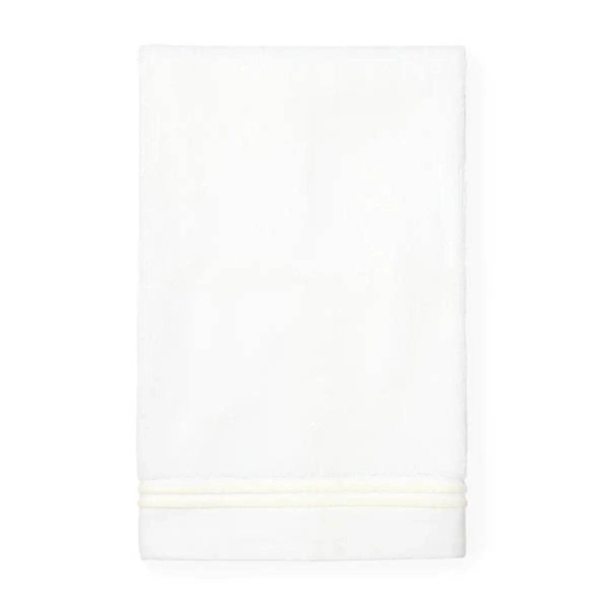 Sferra Aura Bath Towel -  White/Ivory