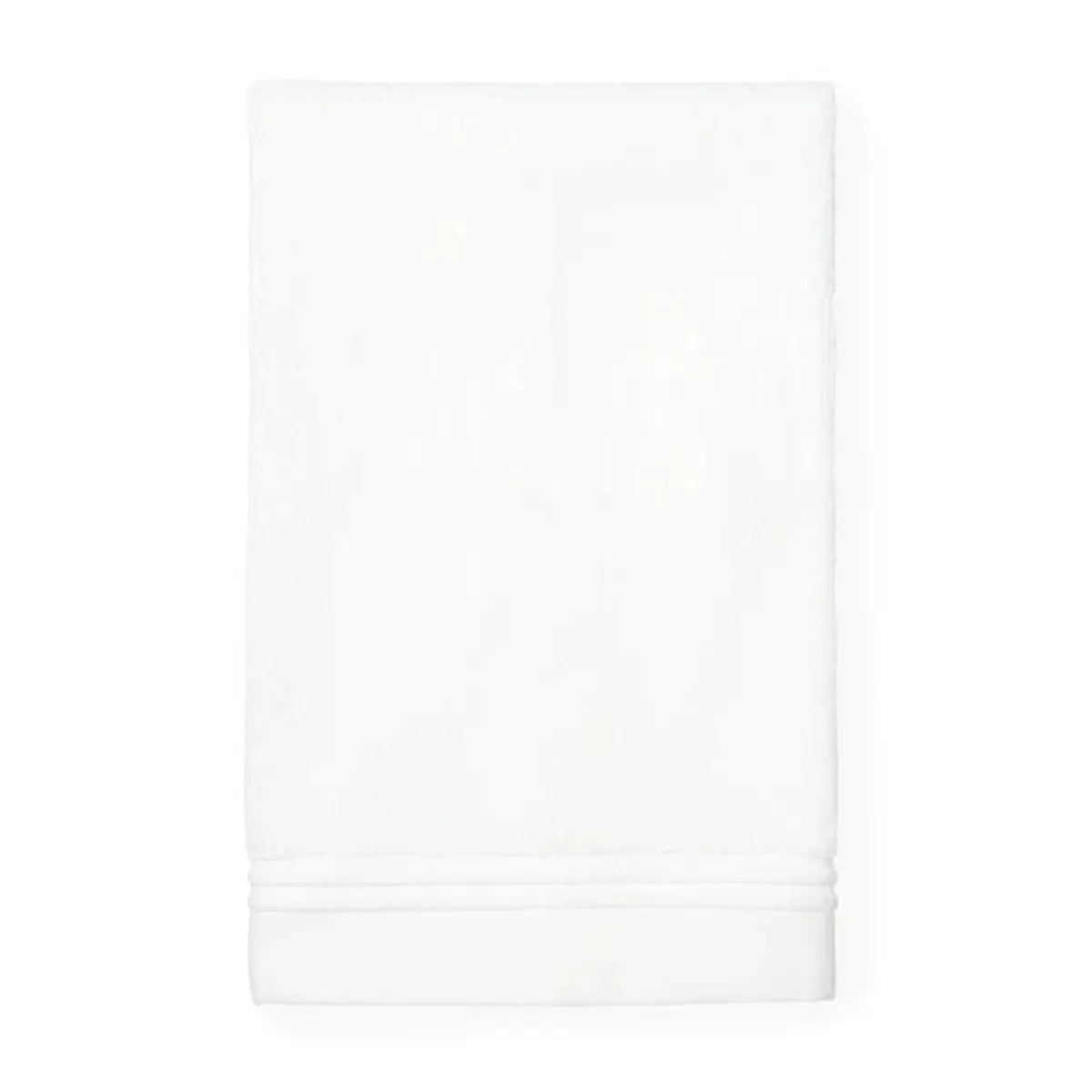 Sferra Aura Bath Towel - White/White