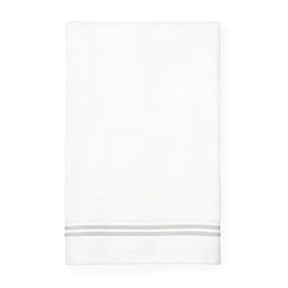 Sferra Aura Bath Towel - white, grey
