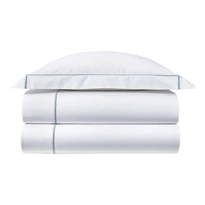 Yves Delorme Athena Flat Sheet and Sham in Horizon