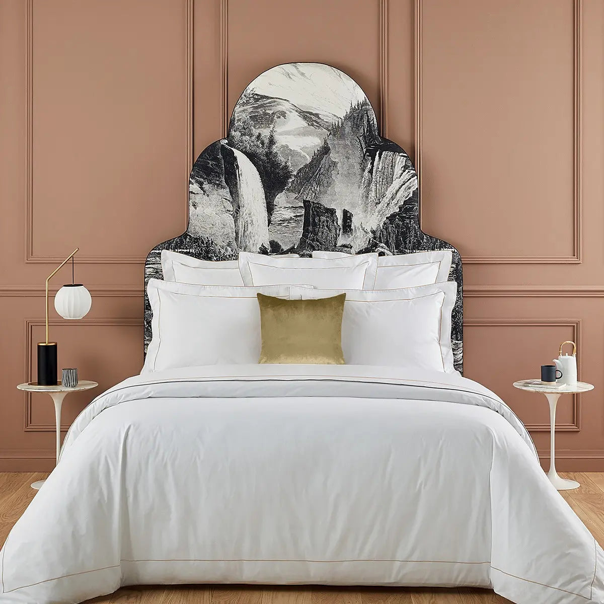 Yves Delorme Flandre Bedding Collection in a room