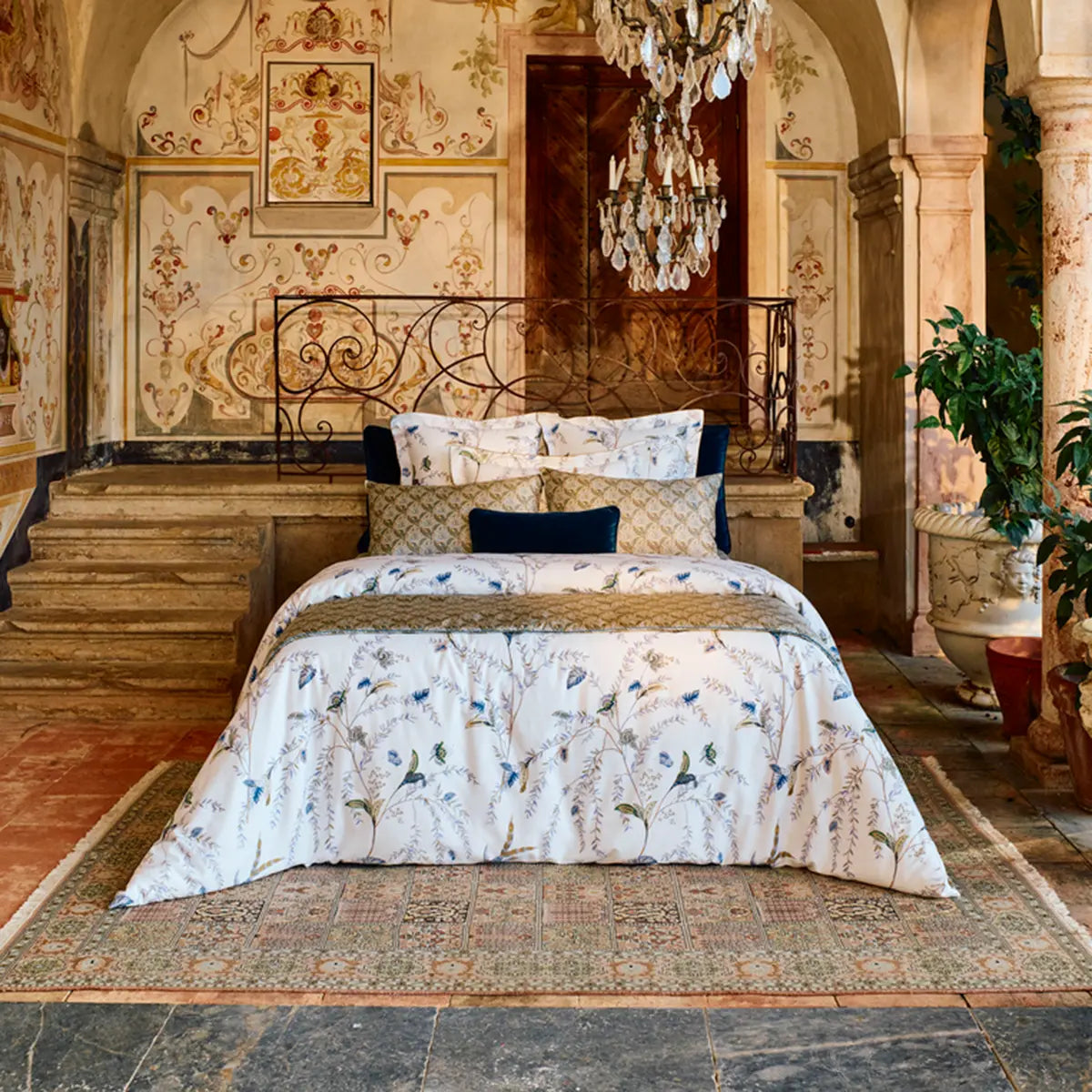 Yves Delorme Grimani Bedding Collection in a room