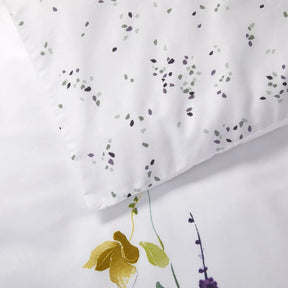 Yves Delorme Saito Duvet Cover on a bed