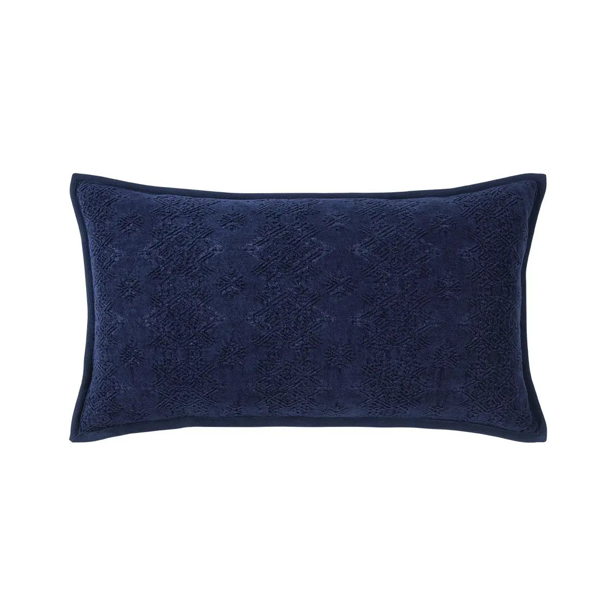 Yves Delorme Syracuse 13x22 Decorative Pillow - Indigo
