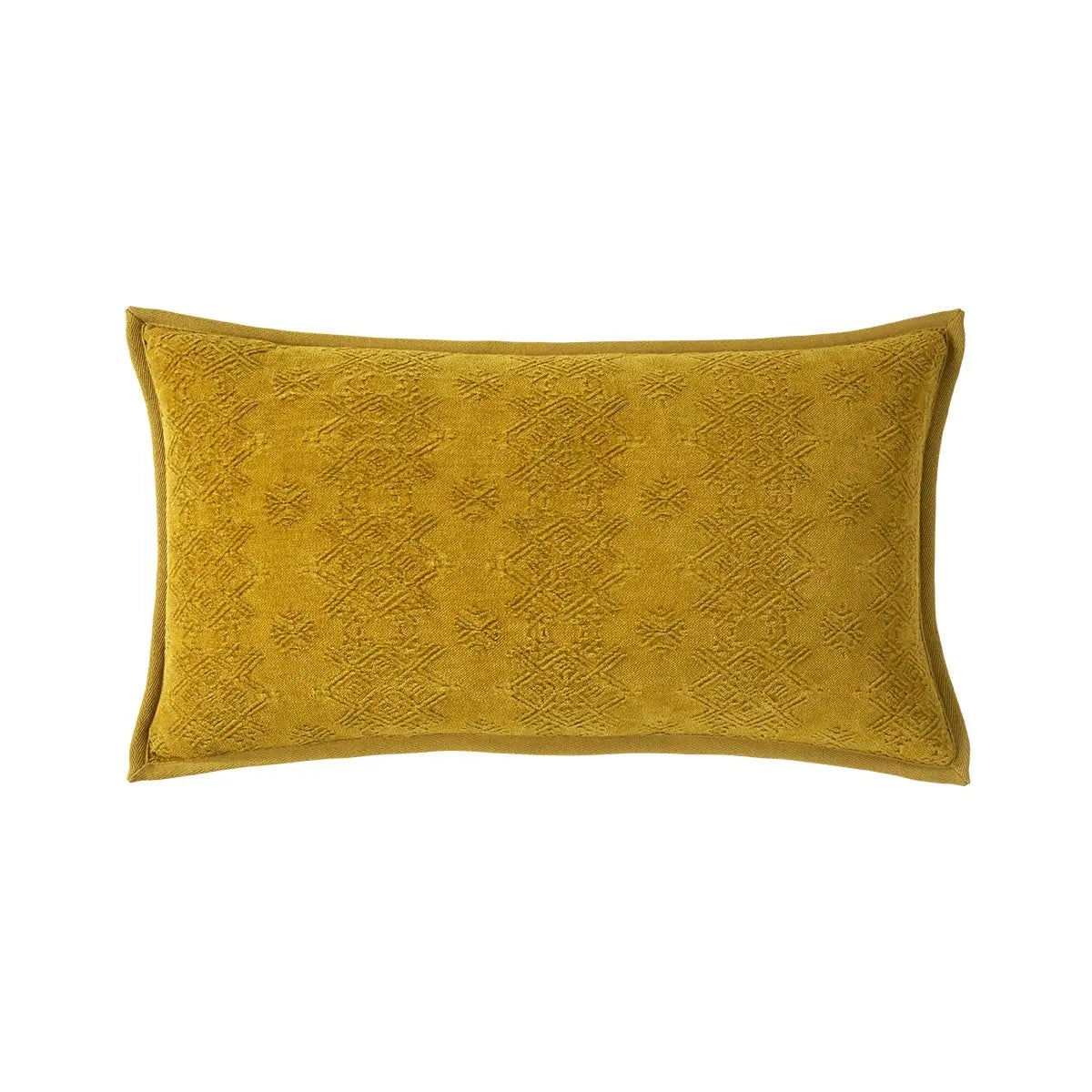 Yves Delorme Syracuse 13x22 Decorative Pillow - Safran