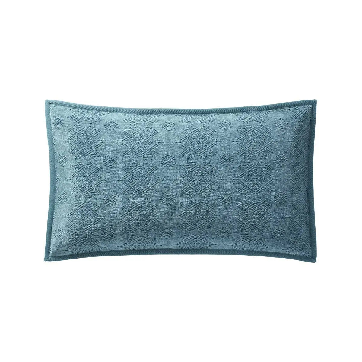 Yves Delorme Syracuse 13x22 Decorative Pillow - Turquoise