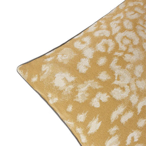 Yves Delorme Tioman Bronze Decorative Pillow 18 x 18 close up
