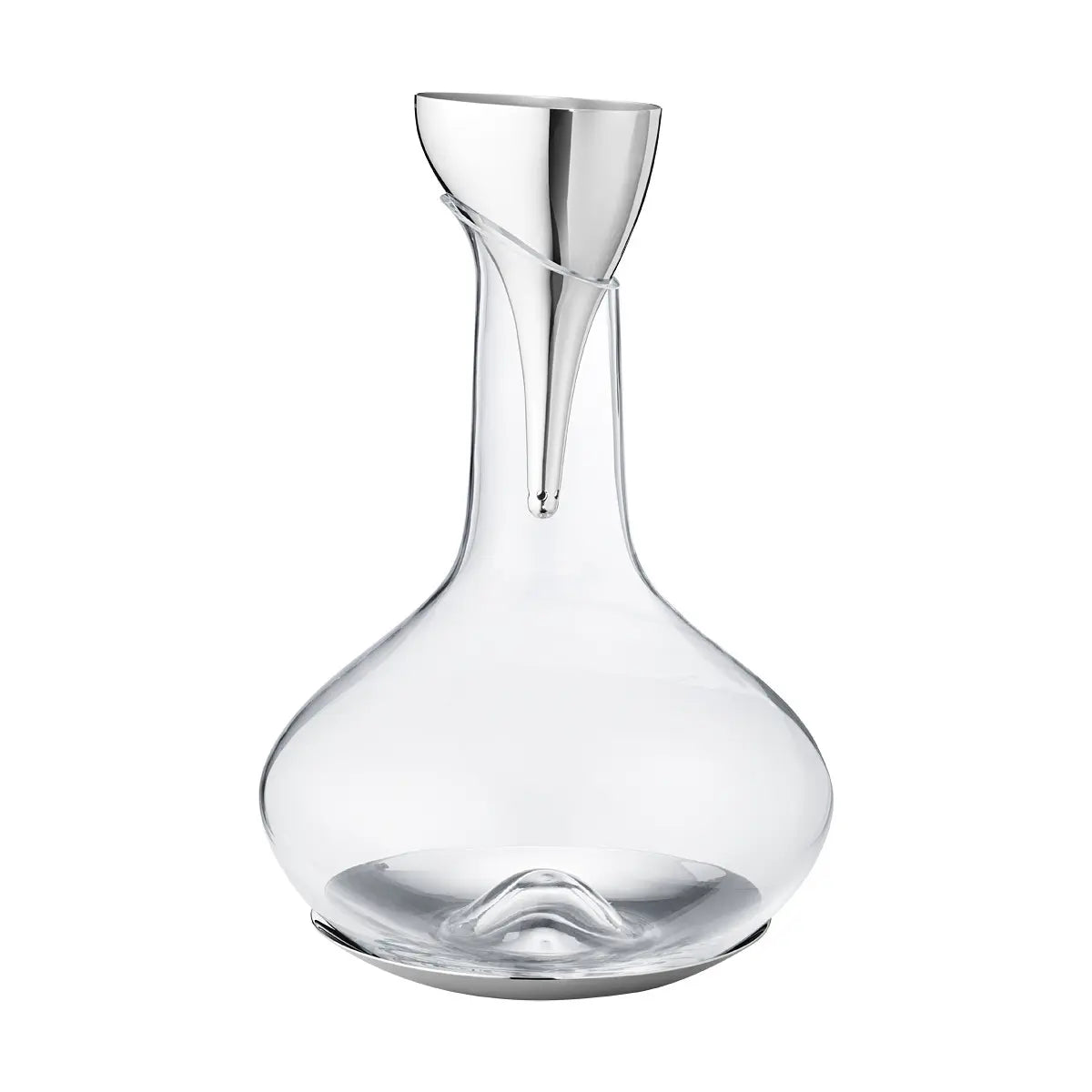 Georg Jensen Stainless Steel Sky Wine Decanter Aerating Funnel with Filter
