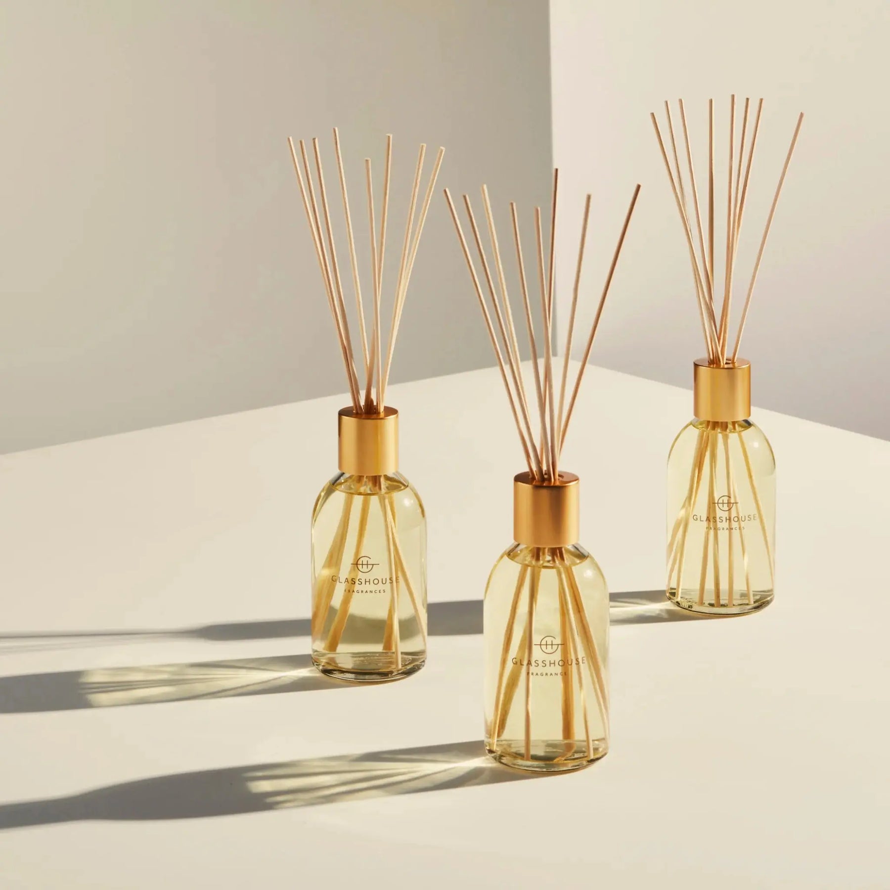 Three Glasshouse Fragrances Diffuser in a room