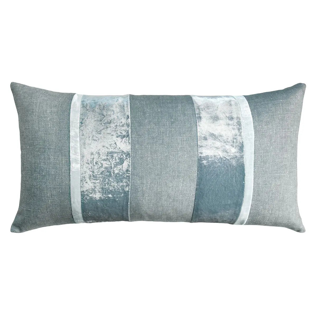 Kevin O'Brien Decorative Pillow Sage Linen Stripe Oblong