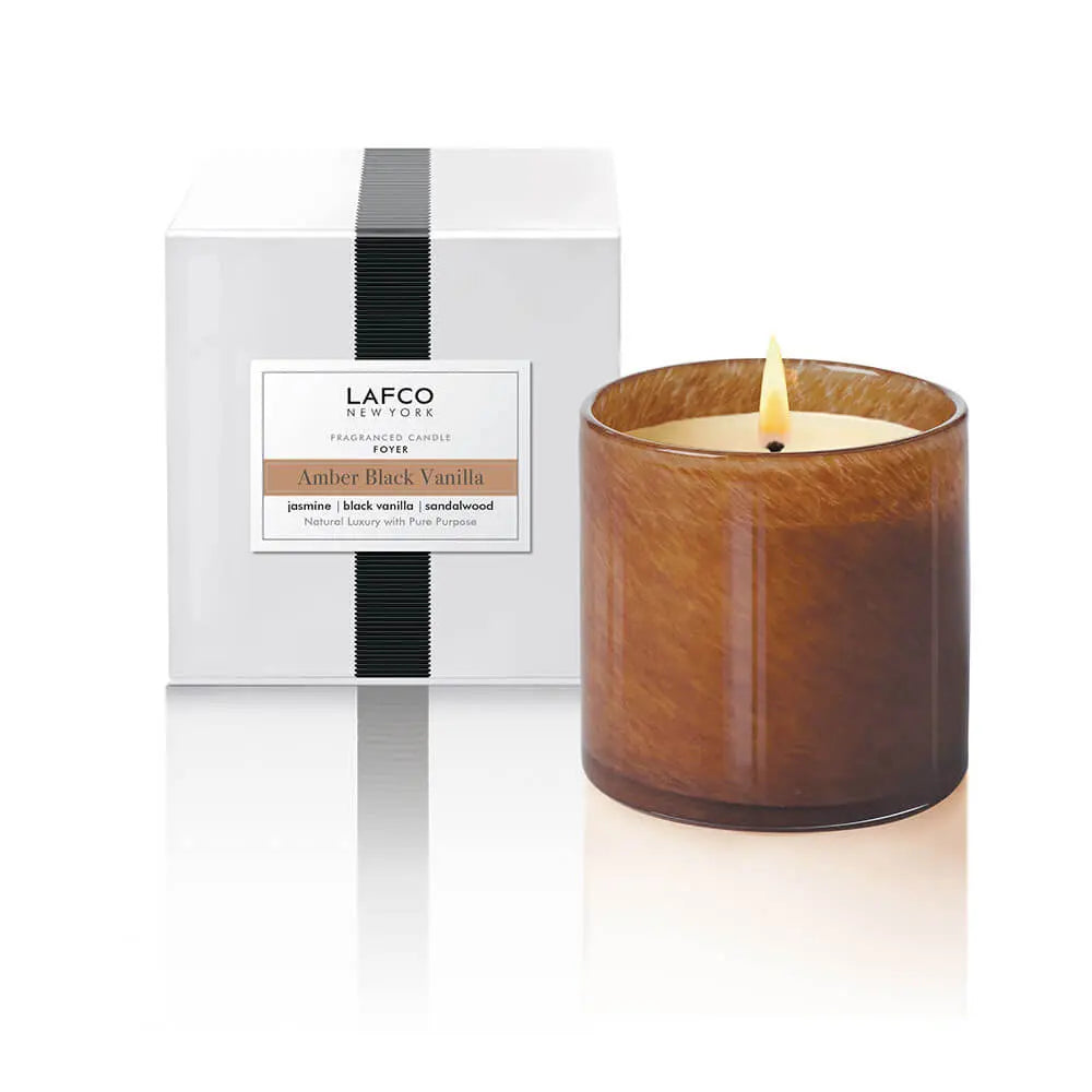 LAFCO Foyer Signature Candle Amber Black Vanilla