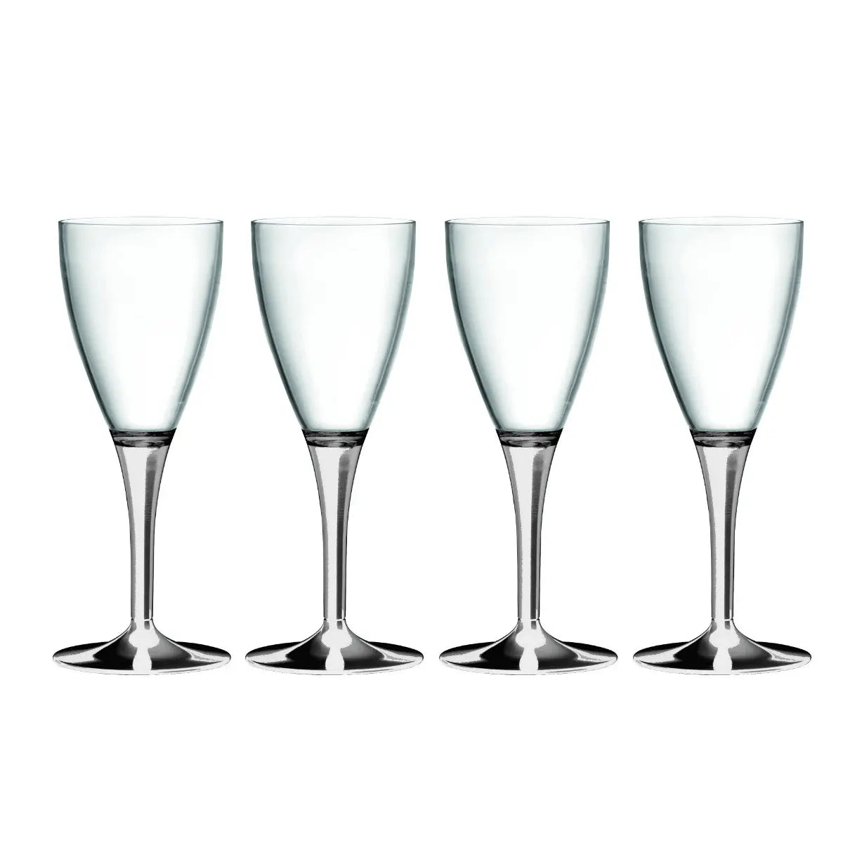 Mepra Polycarbonato Clear Goblet in a set of 4