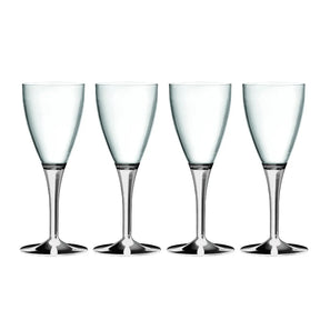 Mepra Polycarbonato Clear Goblet in a set of 4