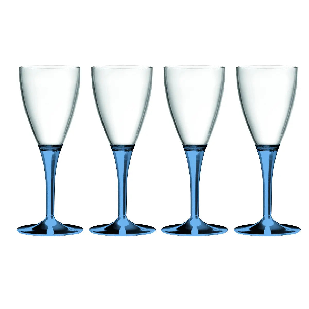 Mepra Polycarbonato Sapphire Goblet in a Set of 4