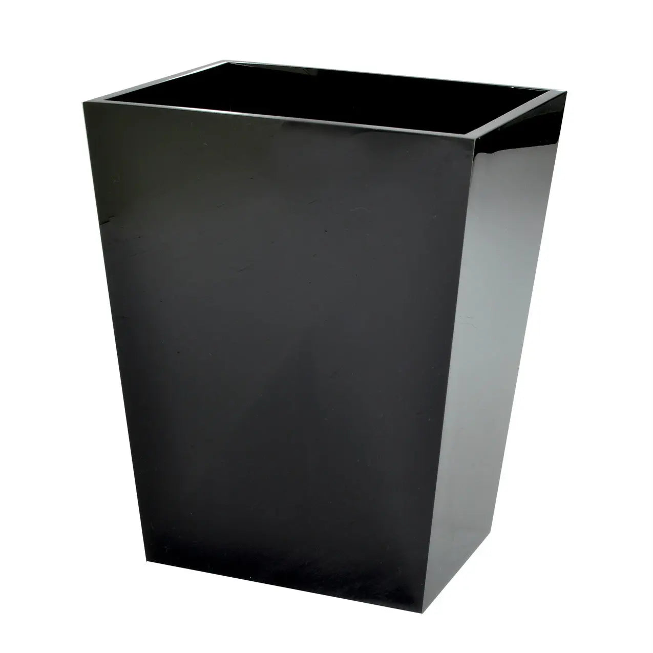 Mike & Ally Black Ice Straight Wastebasket and Liner