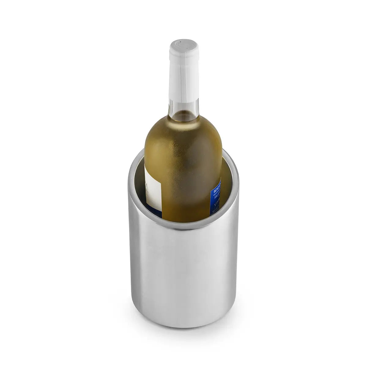 Nambe Tilt Wine Chiller with Bottle