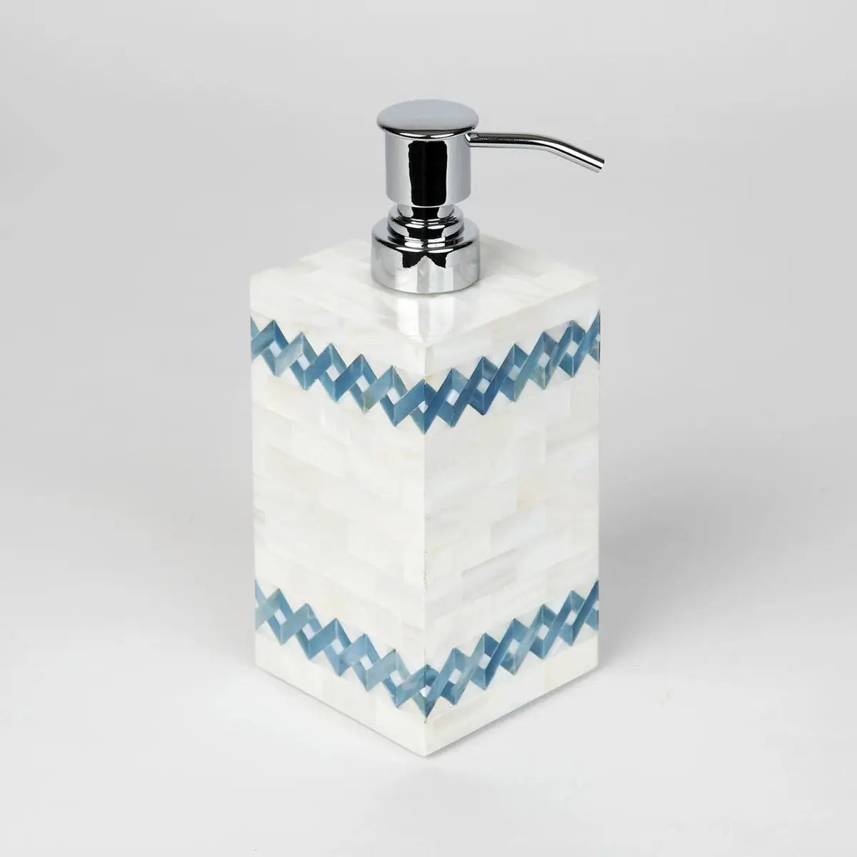 SV Casa Blue Weave Liquid Dispenser in Shell