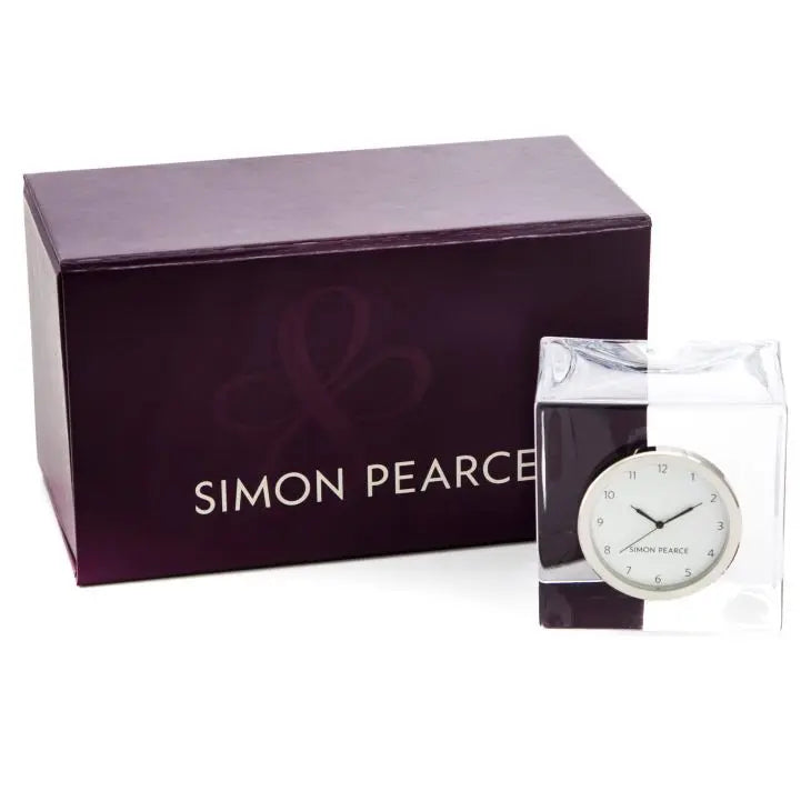 An image of Simon Pearce Woodbury Clock in Gift Box