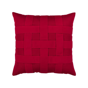 Elaine Smith Basketweave Square Pillow