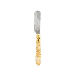 Vietri Aladdin Brilliant Gold Fleck Small Spreader