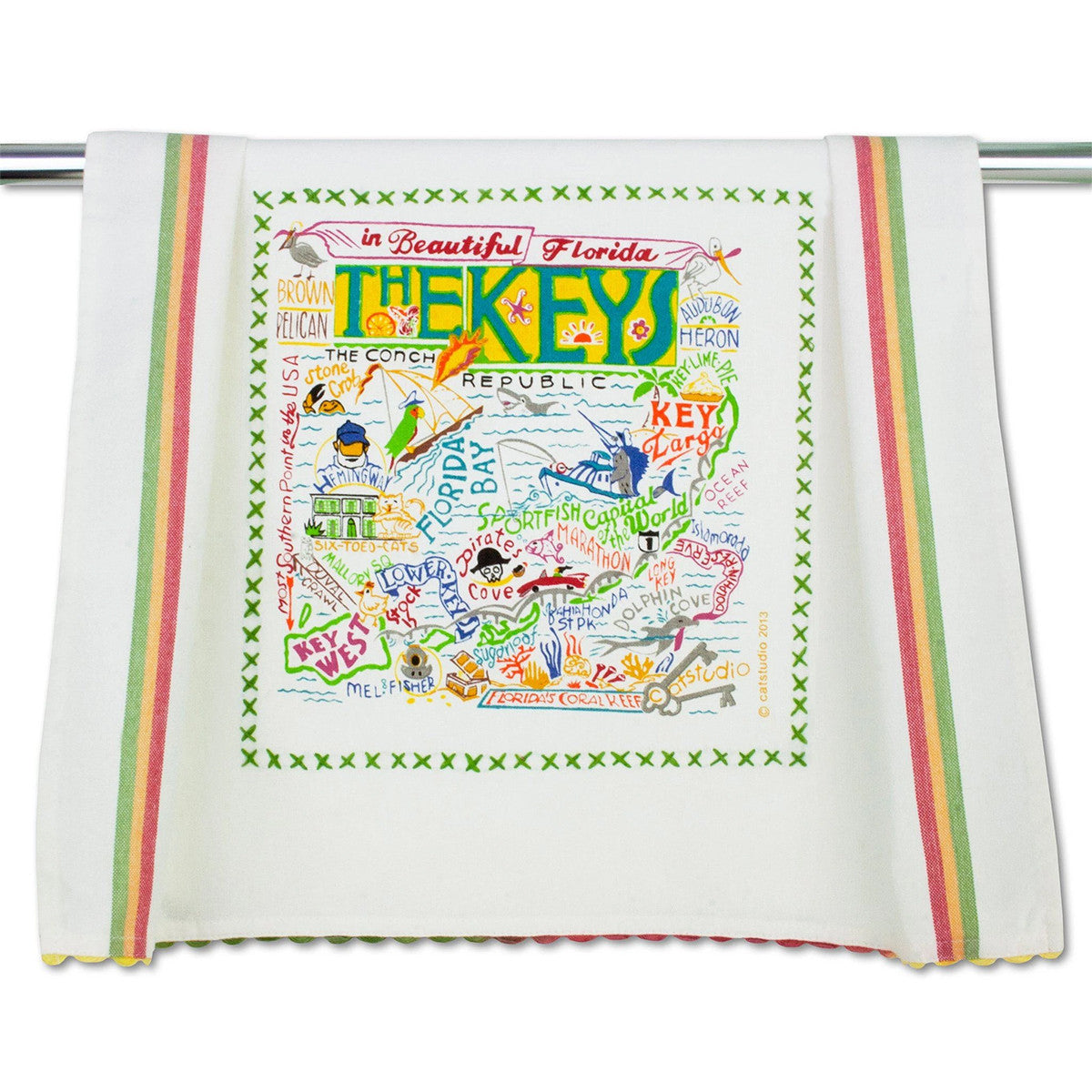 Catstudio Florida Keys Dish Towel