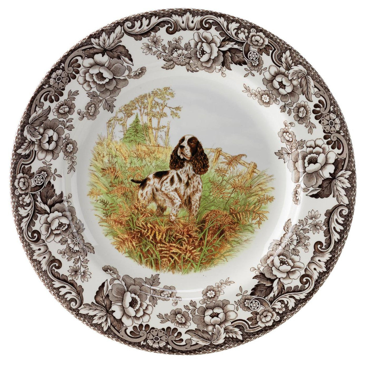 An image of Portmeirion Spode Woodland Spaniel Salad Plate