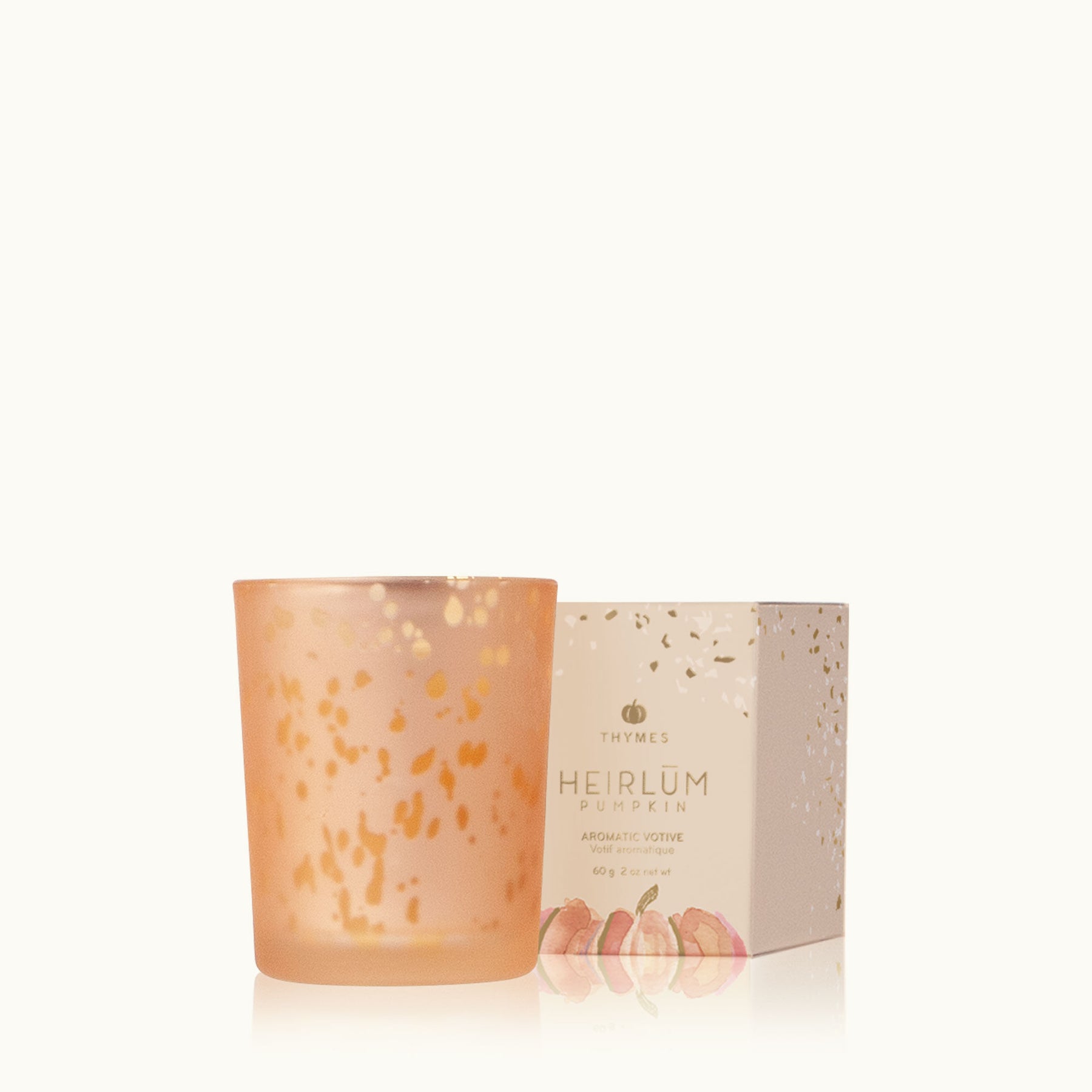 Thymes Heirlum Pumpkin Boxed Votive Candle