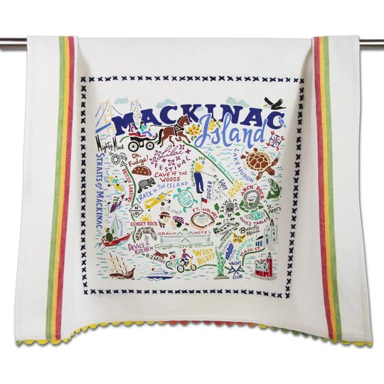 An image of Catstudio Mackinac Island Dish Towel