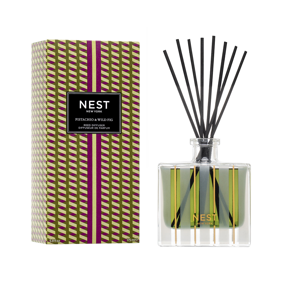 Nest Fragrances Pistachio & Wild Fig Reed Diffuser 5.9 oz