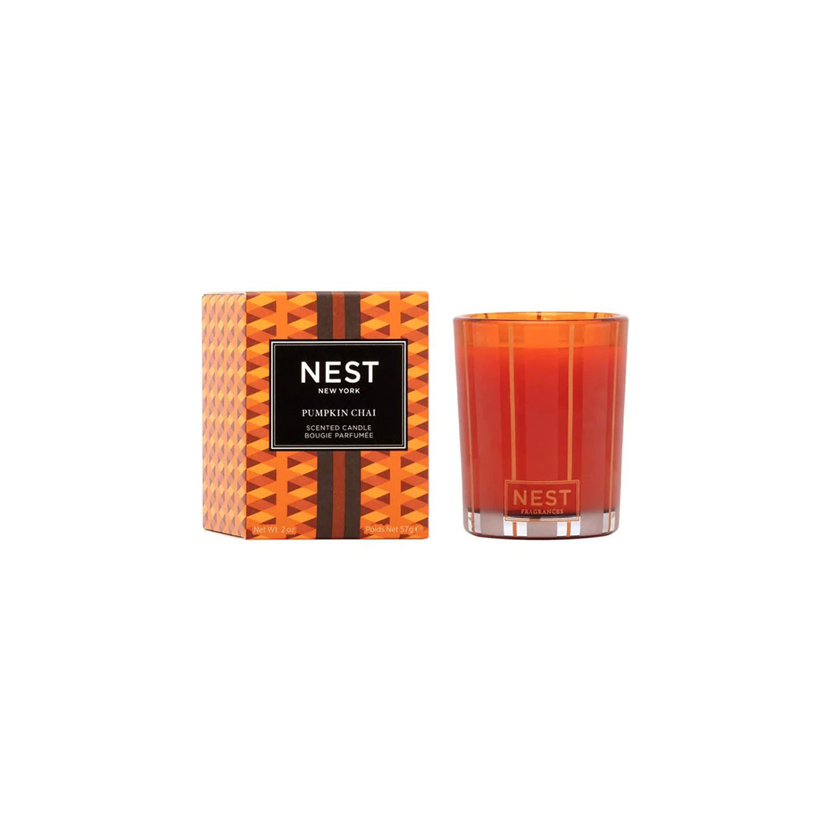 An image of Nest Fragrances Pumpkin Chai Votive Candle 2 oz