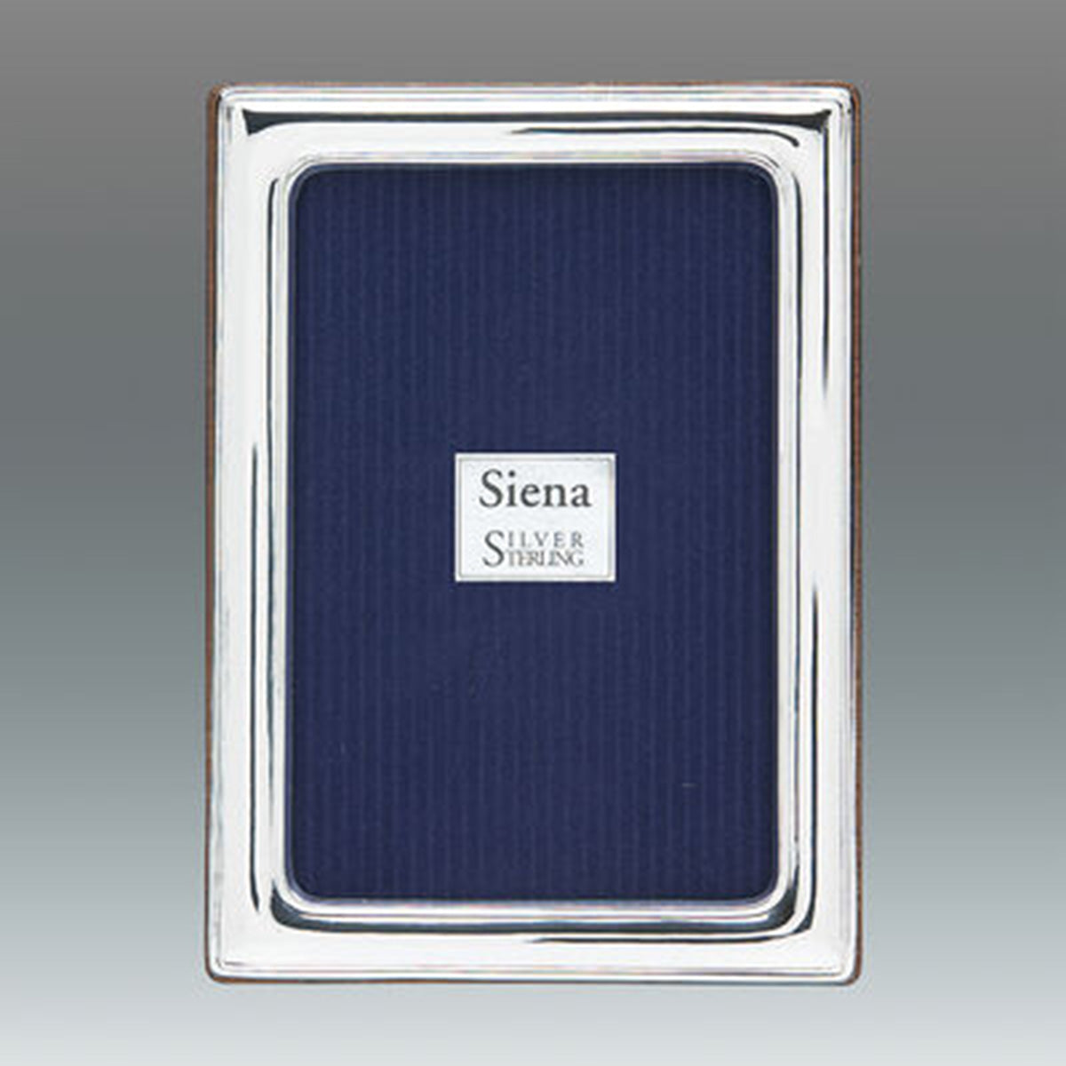 Siena Classic Plain Channel 925 Sterling Frame 4"x6"