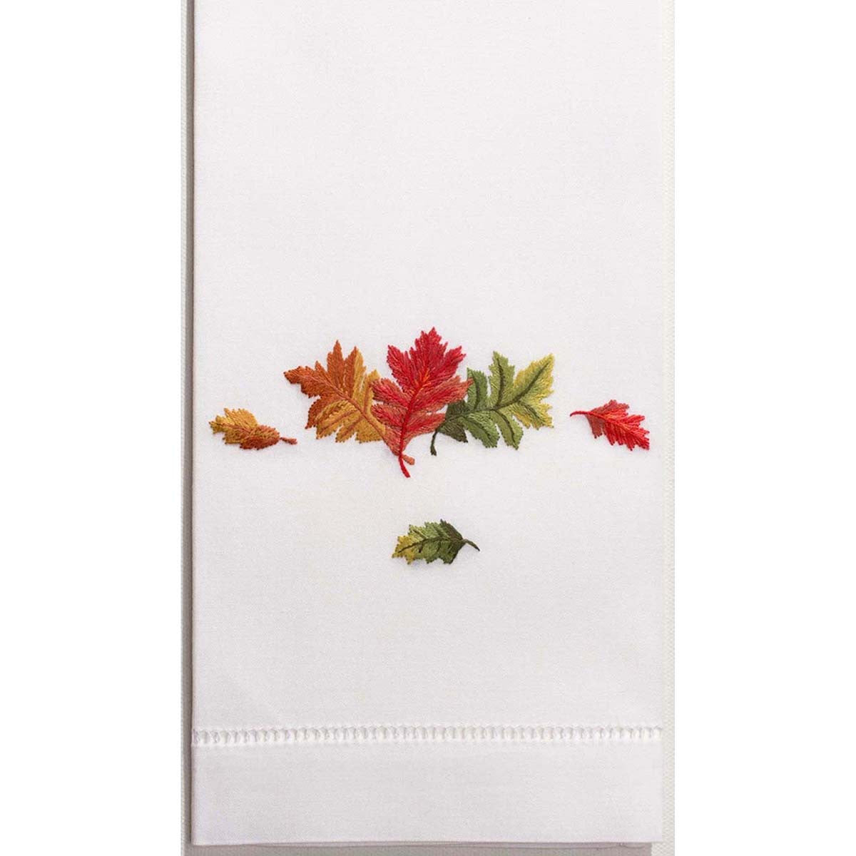 Henry Handwork Fall Leaves Guest Towel