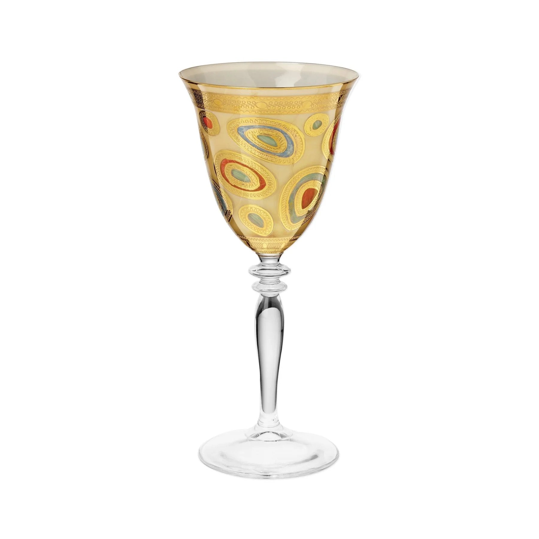 An image of Vietri Regalia Wine Glass