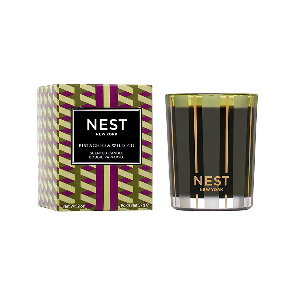 Nest Fragrances Pistachio & Wild Fig Votive Candle 2 oz