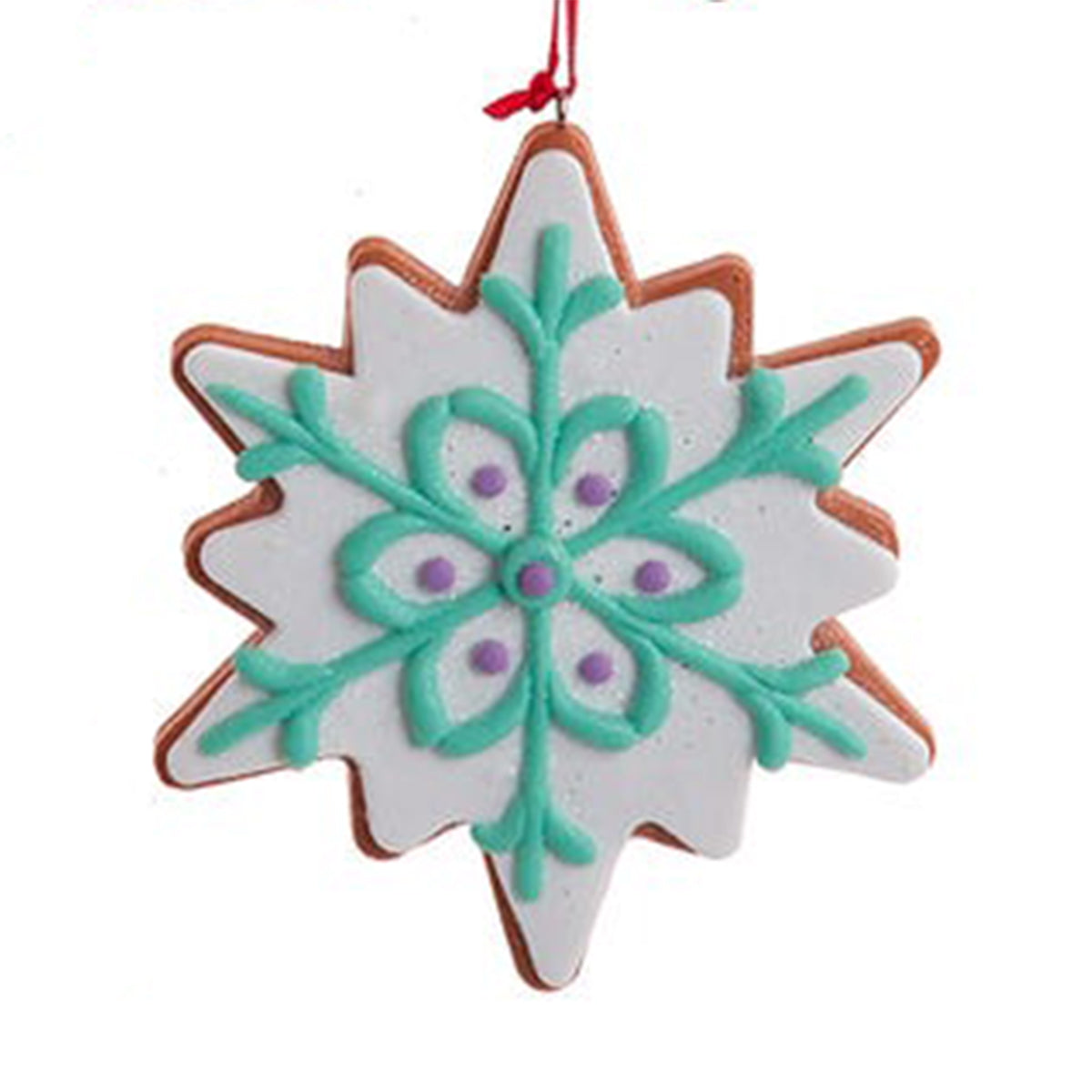 Kurt Adler 4" Frosted Cookie Ornament