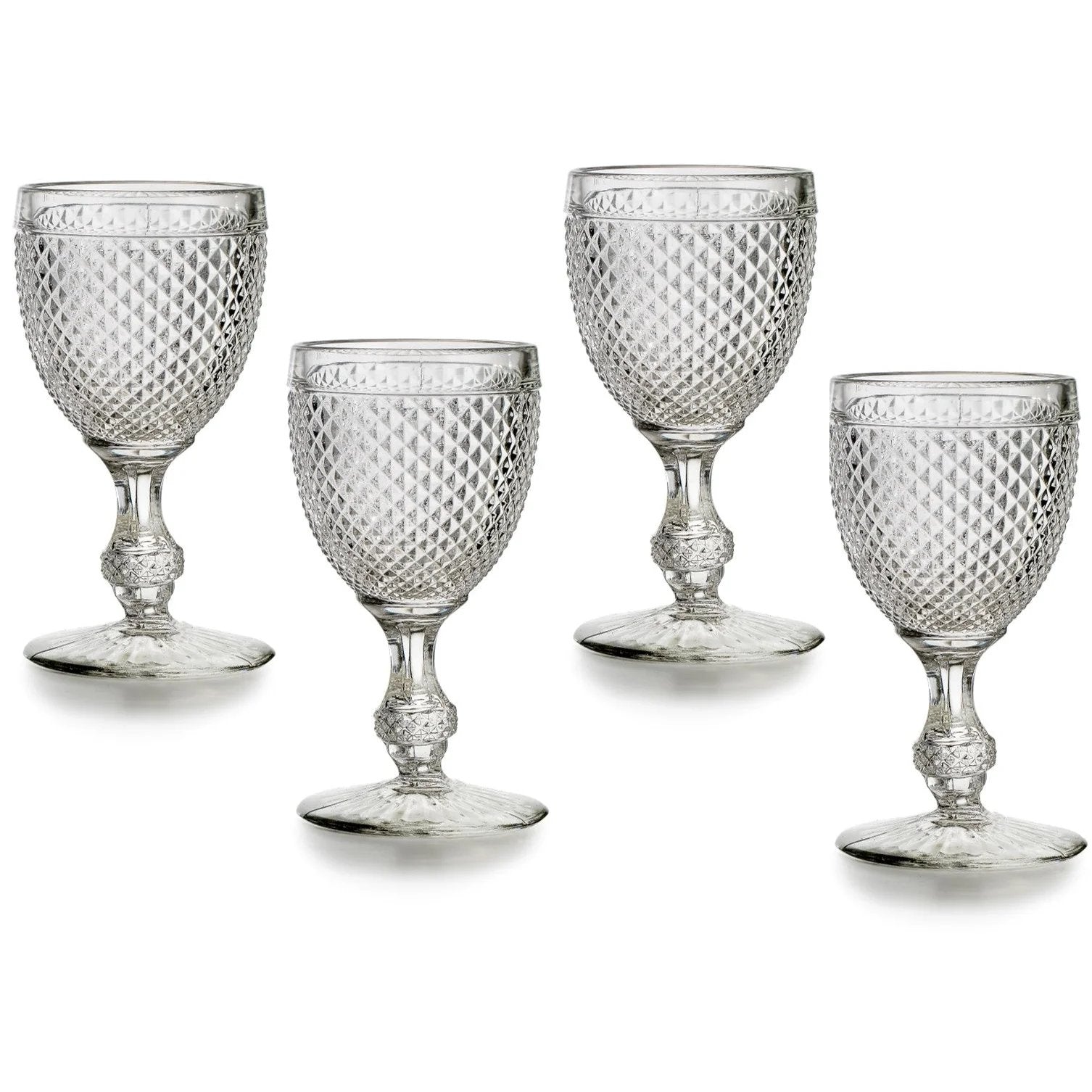 Vista Alegre Bicos Bicolor Stem Goblet (Set of 4)