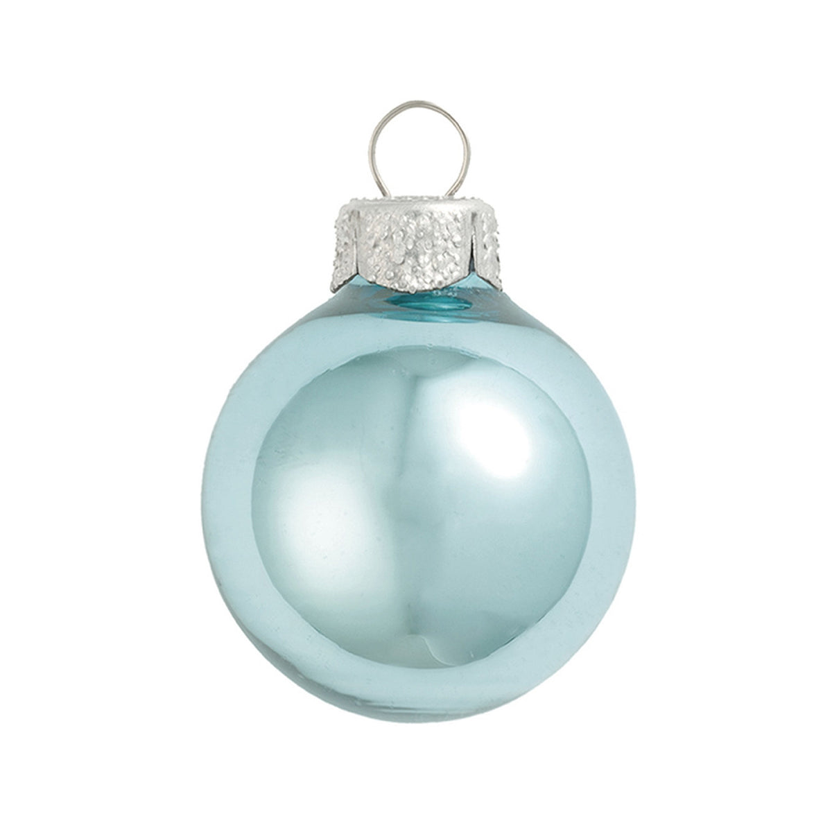 Whitehurst Baby Blue Pearl 2" Glass Ball - Box of 12