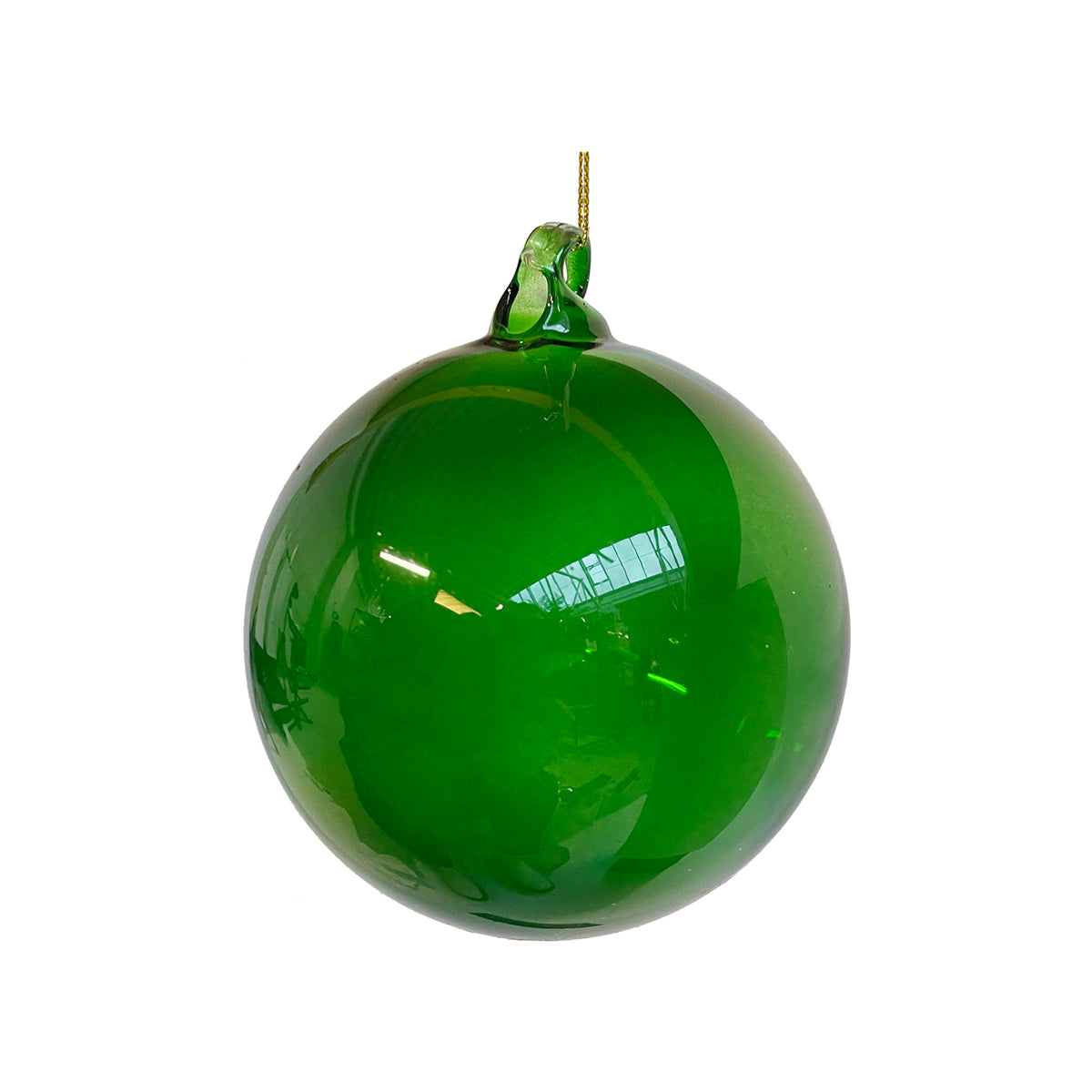 ShiShi Dark Green Transparent Ball Ornament