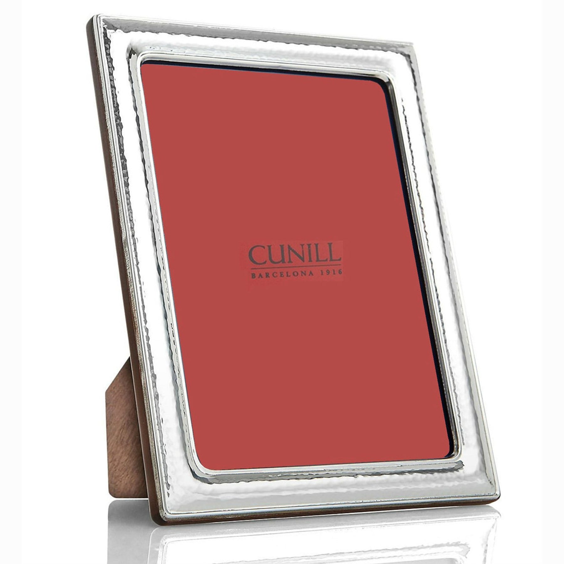 An image of Cunill Hammered Non-Tarnish Sterling Silver Picture Frame